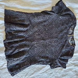 Black lace shirt